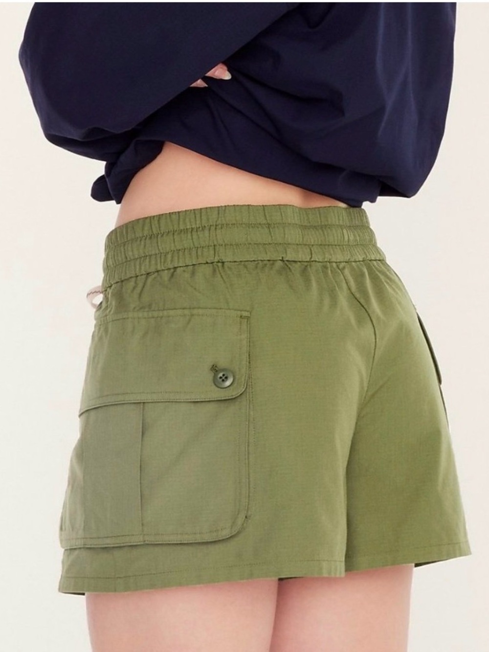 J Crew Pull-On Cargo Short General Surplus Green Size Medium - Picture 3 of 14